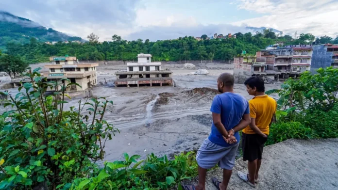 Rescue operations in the flood-affected areas of Nepal